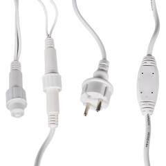 Cветодиодная гирлянда Sneha нить 230V белый мерцающий A-026 WW/W FLASH