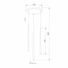 Подвесная люстра TK Lighting 6427 Piano White