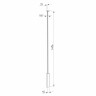 Настенный светодиодный светильник Elektrostandard Alto LED латунь 3000K 40133/LED a069821