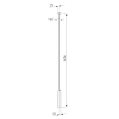 Настенный светодиодный светильник Elektrostandard Alto LED латунь 3000K 40133/LED a069821