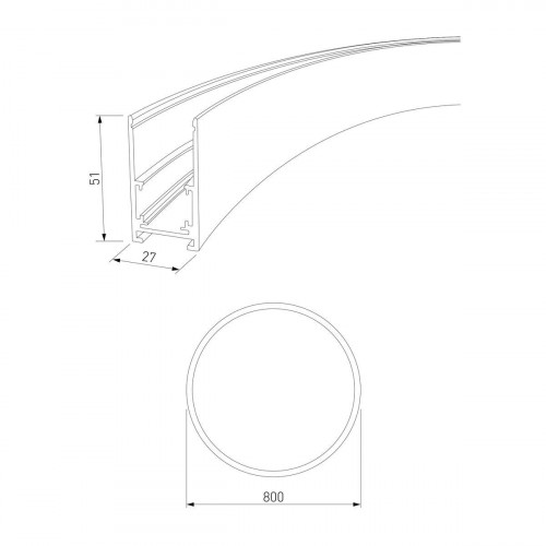 Шинопровод Elektrostandard Slim Magnetic 85160/00 a066497