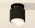 Комплект накладного светильника Ambrella light Techno Spot XS7511064 SBK/PBK/FR черный песок/черный полированный/белый матовый (N7926, C7511, N7165)