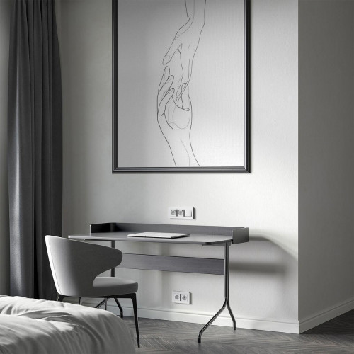 Рамка Werkel Split на 3 поста белый/черный W0033068 4690389208232