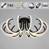 Потолочный светильник Reluce 74390-0.3-12L black