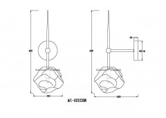 Бра MyFar Stella MR2320-1W