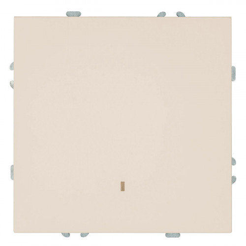 Выключатель 1-клавишный c индикатором (механизм), Stekker, 250В, 10А Эмили, RSW10-5101-08, кашемир, soft touch 49889