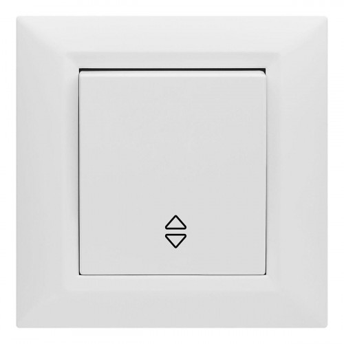 Выключатель одноклавишный проходной промежуточный Vesta-Electric Roma белый FVK010106BEL