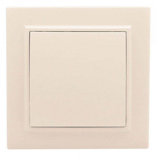 Минск Кнопка нажимная СП, 10А, бежевая EKF ERV10-028-20