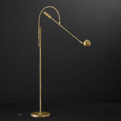 Торшер Imperium Loft Restoration Hardware Orbiter Ii Task Floor Brass 156513-22