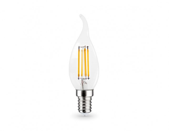 Лампа светодиодная Свеча на ветру CF35 11W 4000K Ambrella light Bulding 351124