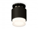Комплект накладного светильника Ambrella light Techno Spot XS7511065 SBK/PBK/FR черный песок/черный полированный/белый матовый (N7926, C7511, N7160)