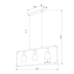 Подвесная люстра TK Lighting 4146 Hydria