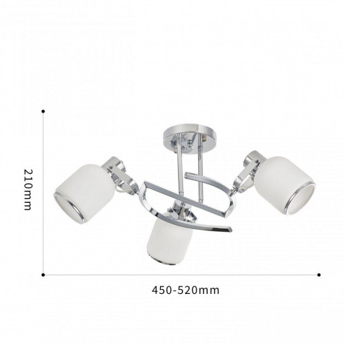 Потолочная люстра Arte Milano Neapolis72007 272007/3C Ni