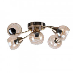 Потолочная люстра ЭкономСвет 12150/5AB AMB