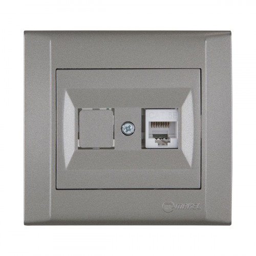 Розетка комп. двойная (1 шт. cat 5) Makel Defne 42052035