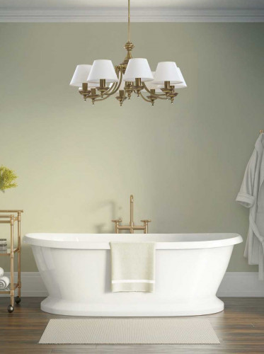 Подвесной светильник KUTEK San Marino Abażur SAN-ZW-8(P/A)CR