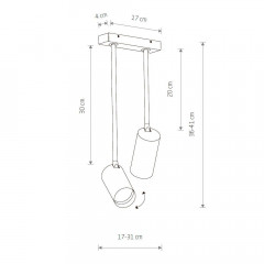 Спот Nowodvorski Mono Long 7675