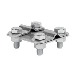 Зажим контрольный прут-прут (пластина 57х57мм) HZ EKF PROxima lp-55611