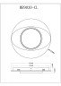 Потолочный светодиодный светильник MyFar Ceiling Orbit MR9030-CL