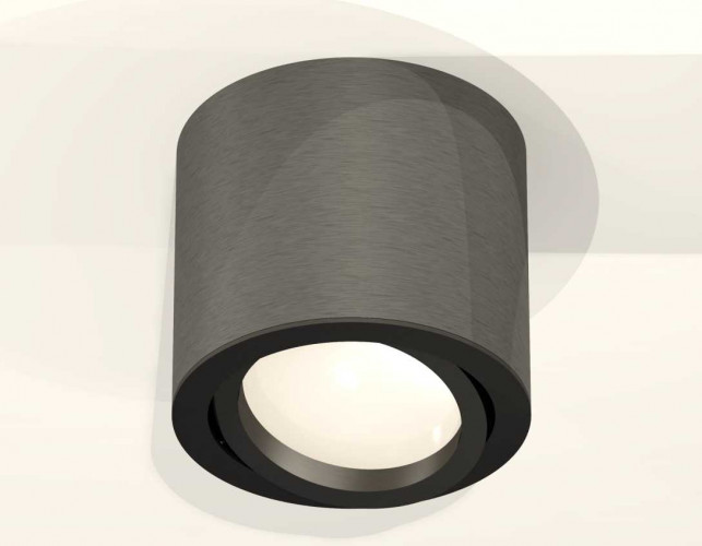 Комплект накладного светильника Ambrella light Techno Spot XS7403001 DCH/PBK черный хром/черный полированный (C7403, N7002)