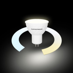 Лампа светодиодная диммируемая Elektrostandard (Умный дом) G5.3 5W 3300/4200/6500K матовая BLG5316 a055926