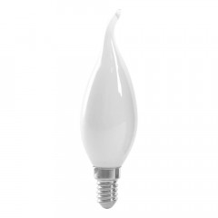 Лампа светодиодная Feron E14 15W 2700K Свеча на ветру Матовая 38260