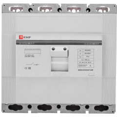 Автоматический выключатель ВА-99 800/500А 4P 35кА EKF mccb99-800-500-4p