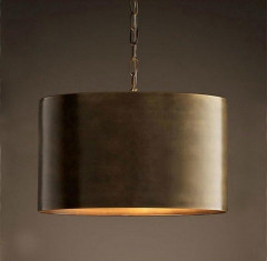 Подвесной светильник Loft-Concept RH Antiqued Metal Drum Pendant lamp 40.1097-0 20720