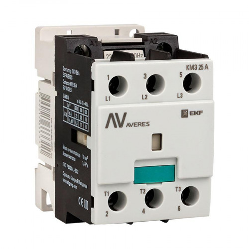 Контактор КМЭ 30А 400В АС EKF AVERES ctr-s-30-00-400-av