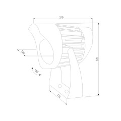 Ландшафтный светодиодный светильник Elektrostandard Landscape 35186/F a069769