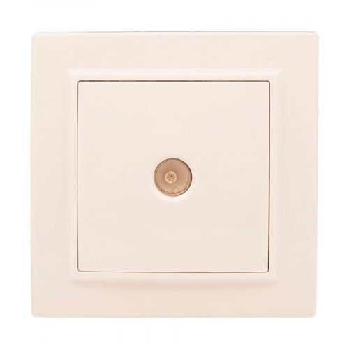 Розетка TV 1-мест. СП бежевый 75Ом 5-862МГц Минск EKF ERA00-027-20