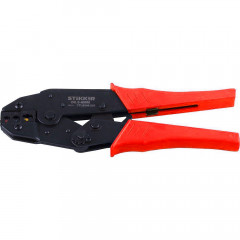 Кримпер Stekker CTLS006-230 для обжима гильз и наконечников 0,5-6мм2, красный 32804