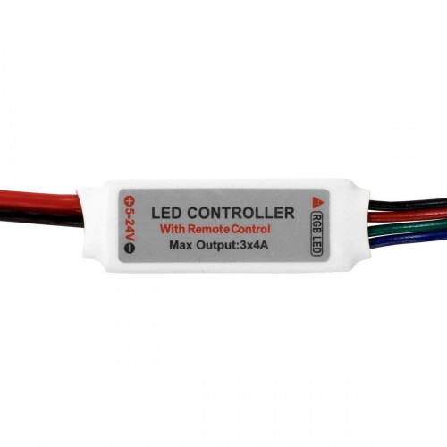 Мини-контроллер RGB ELF с радиоуправлением, 12/24В, 2А/канал ELF-RF-miniController