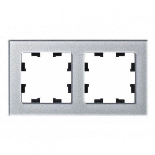 Рамка 2-постовая Systeme Electric AtlasDesign Nature алюминий ATN320302