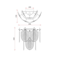 Бра Freya Hloya FR5143WL-01G