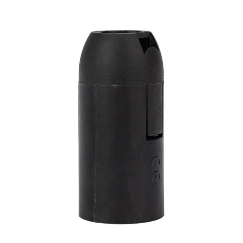 Патрон пластиковый термостойкий подвесной Е14, черный REXANT 11-8843-4