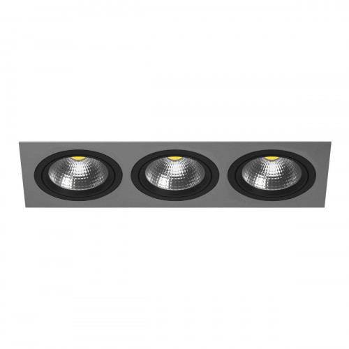 Комплект из светильника и рамки Lightstar Intero 111 (217839+217907+217907+217907) i839070707