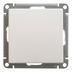 Переключатель одноклавишный проходной Systeme Electric W59 10A 250V белый VS610-156-1-86