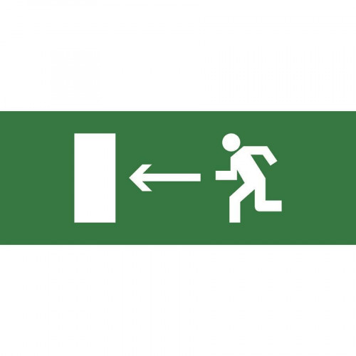 Пиктограмма "Направление налево" 320х120мм (для EXIT, SAFEWAY-40) EKF pkal-01-03