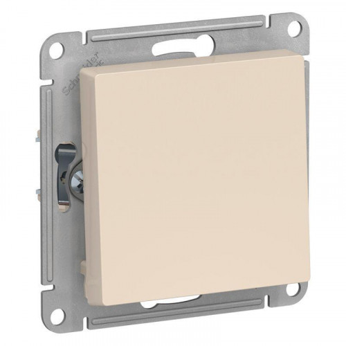 Выключатель 1-клавишный Systeme Electric AtlasDesign, сх.1, 10АХ, механизм, бежевый ATN000211