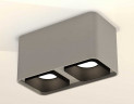 Комплект накладного светильника Ambrella light Techno Spot XS7852002 SGR/SBK серый песок/черный песок (C7852, N7702)