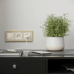 Рамка Werkel Baguette на 3 поста айвори/латунь W0032851 4690389185762