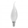 Лампа светодиодная Feron E14 15W 4000K Свеча на ветру Матовая 38262