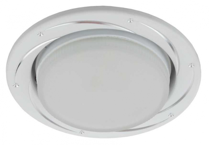 Светильник встраиваемый ЭРА KL 77 AL/WH /1 SET 5 под лампу GX53 серебро/белый набор 5 шт Б0070933