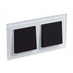 Рамка 2-постовая Systeme Electric AtlasDesign Nature белая ATN320102