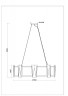 Подвесная люстра Arte Lamp Grato A4079LM-8CC