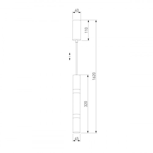 Подвесной светодиодный светильник Eurosvet Axel 50210/1 LED черный жемчуг