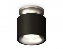 Комплект накладного светильника Ambrella light Techno Spot XS7511101 SBK/MCH черный песок/хром матовый (N7928, C7511, N7013)