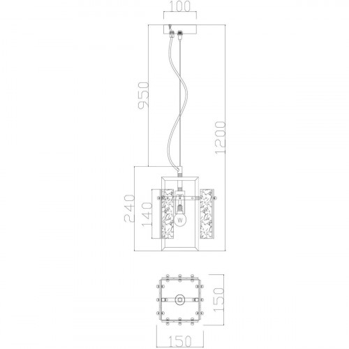 Подвесной светильник Freya Basilica FR5166PL-01BS