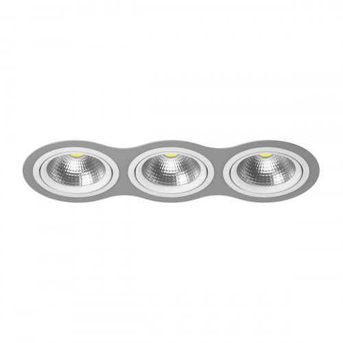 Комплект из светильника и рамки Lightstar Intero 111 (217939+217906+217906+217906) i939060606